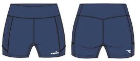 Шорты женские Diadora L. Short Tights Pocket синие 44-46 RU