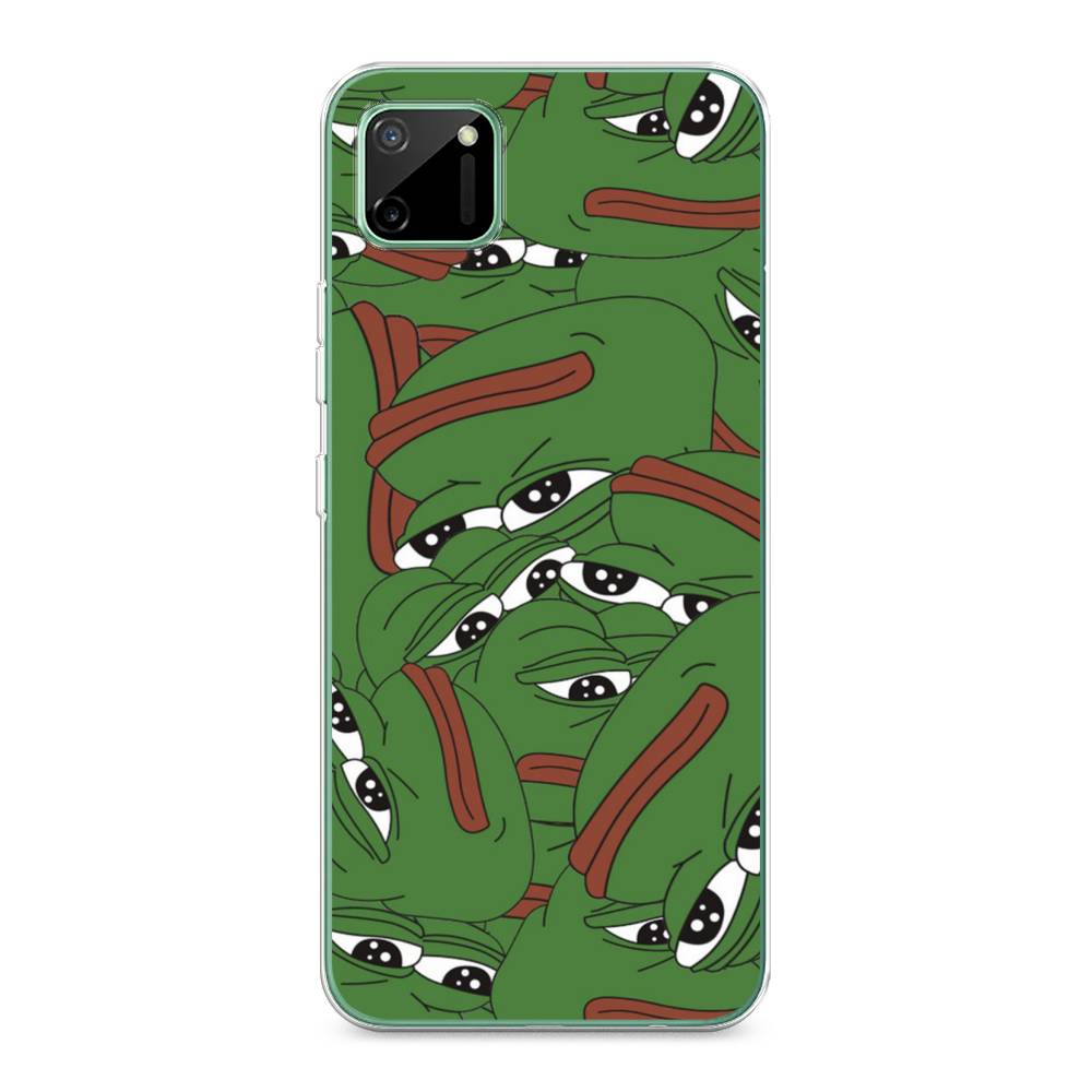 

Чехол Awog на Realme C11 2020 "Печальный frog", Разноцветный, 253850-9
