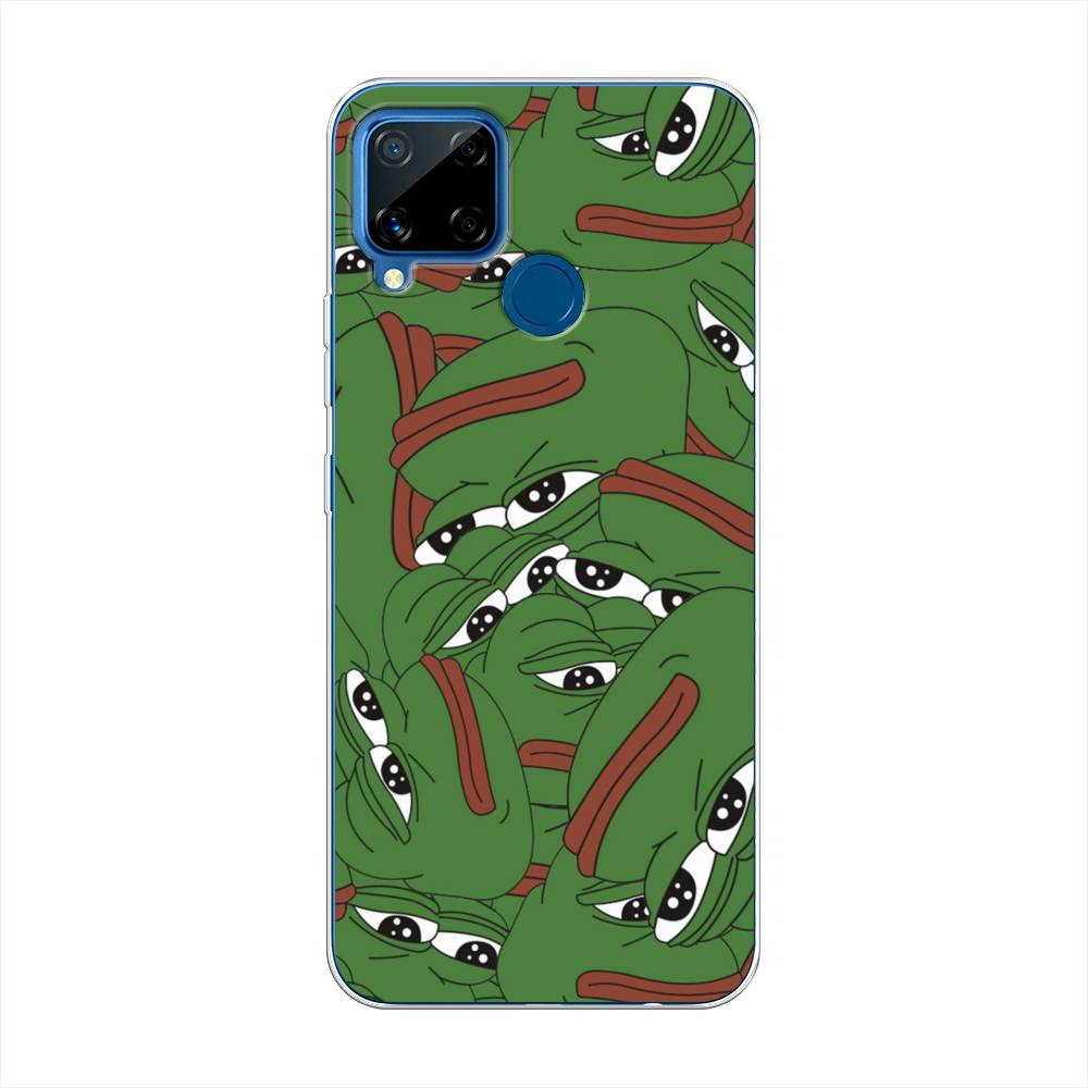 

Чехол Awog на Realme C15 "Печальный frog", Разноцветный, 255050-9