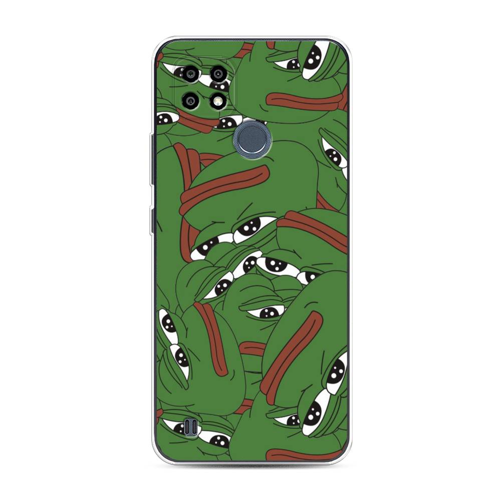 

Чехол Awog на Realme C21Y/C25Y "Печальный frog", Разноцветный, 256850-9