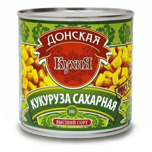 Кукуруза Донская Кухня сахарная 340 г