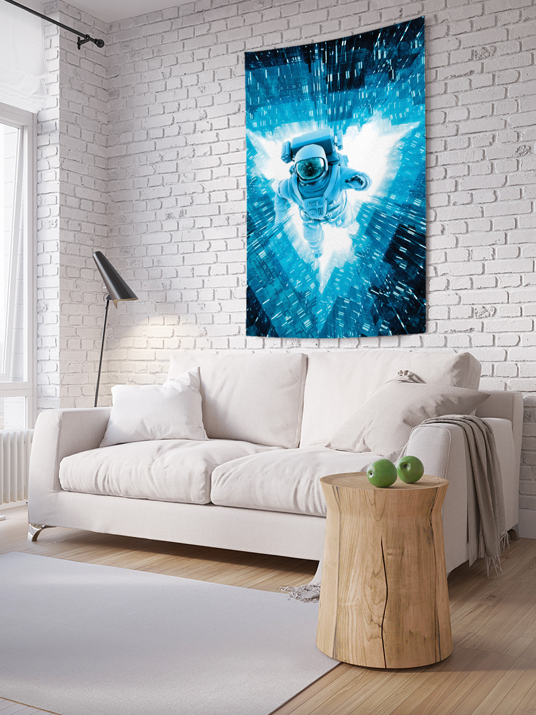 

Вертикальное фотопанно на стену JoyArty Космонавт в неизвестности 100x150 см, Космонавт в неизвестности