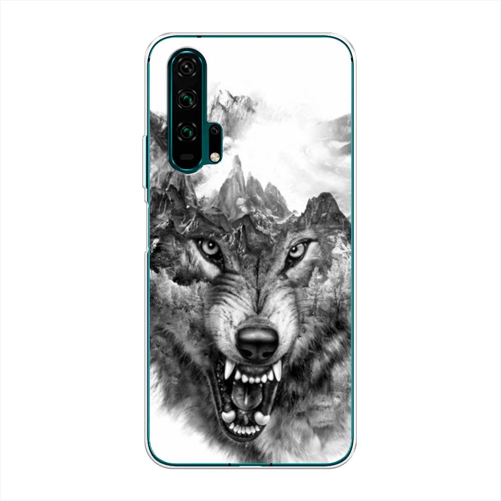 

Чехол Awog на Honor 20 Pro "Волк в горах", Разноцветный, 69350-1