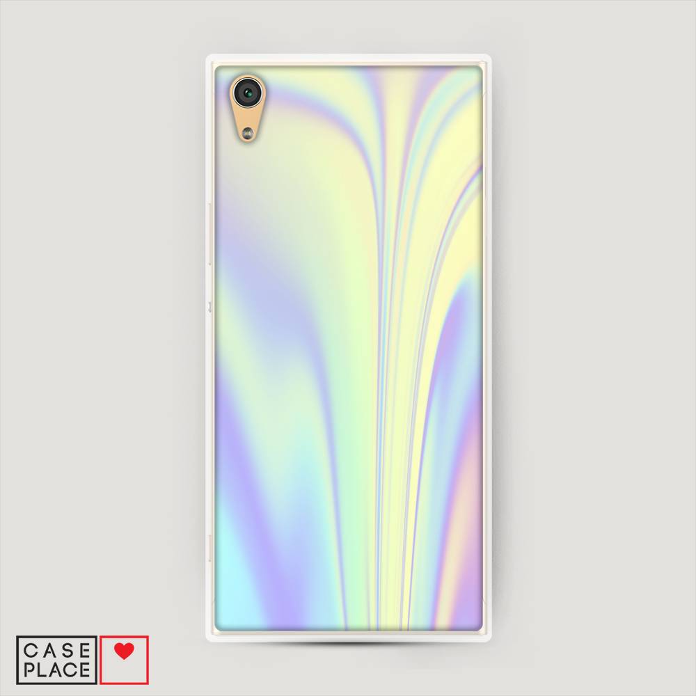 

Пластиковый чехол "Фиолетовая голограмма" на Sony Xperia XA1