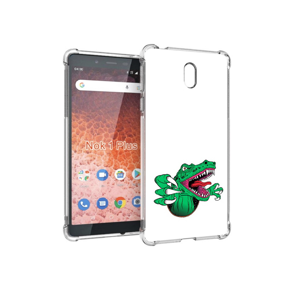 

Чехол MyPads Tocco для Nokia 1 Plus крокодил (PT129147.112.417), Прозрачный, Tocco