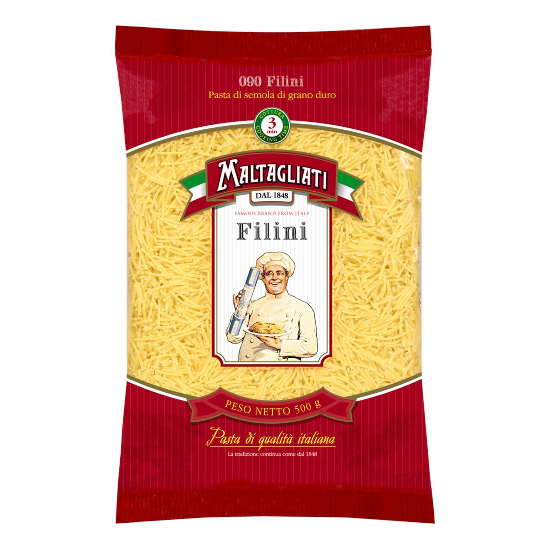 

Макаронные изделия Maltagliati Filini № 90 Паутинка 500 г
