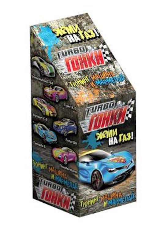 фото Мармелад fresh toys turbo гонки с игрушкой 120 г