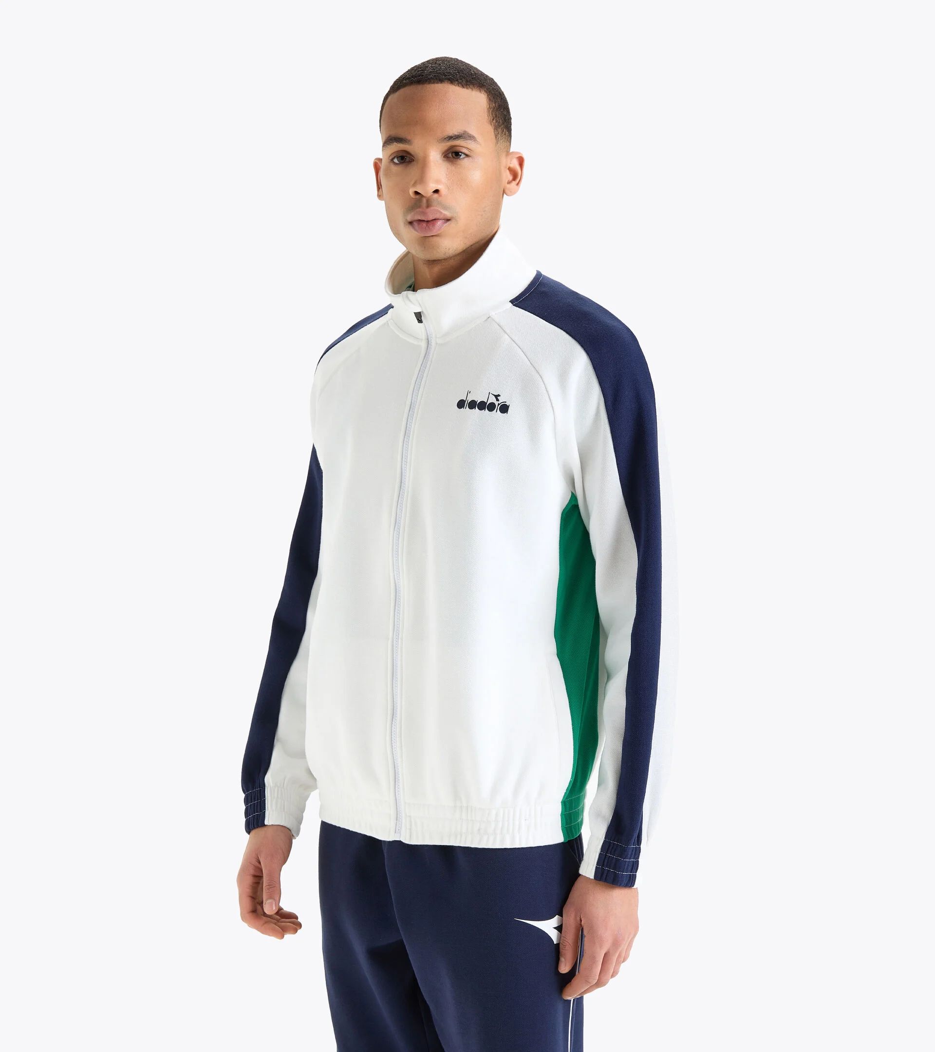 Куртка мужская Diadora Fz Jacket белая 48-50 RU