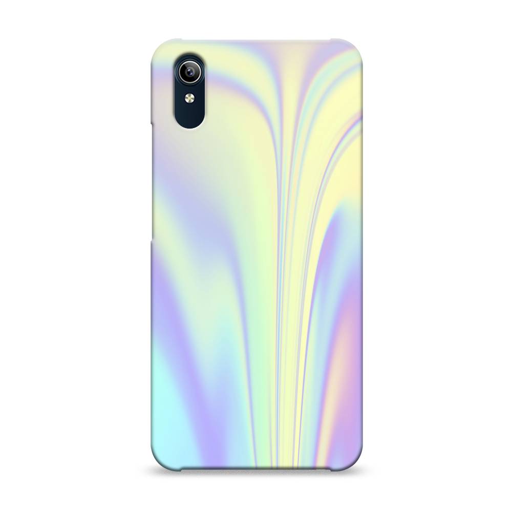 

Пластиковый чехол "Фиолетовая голограмма" на Vivo Y91c