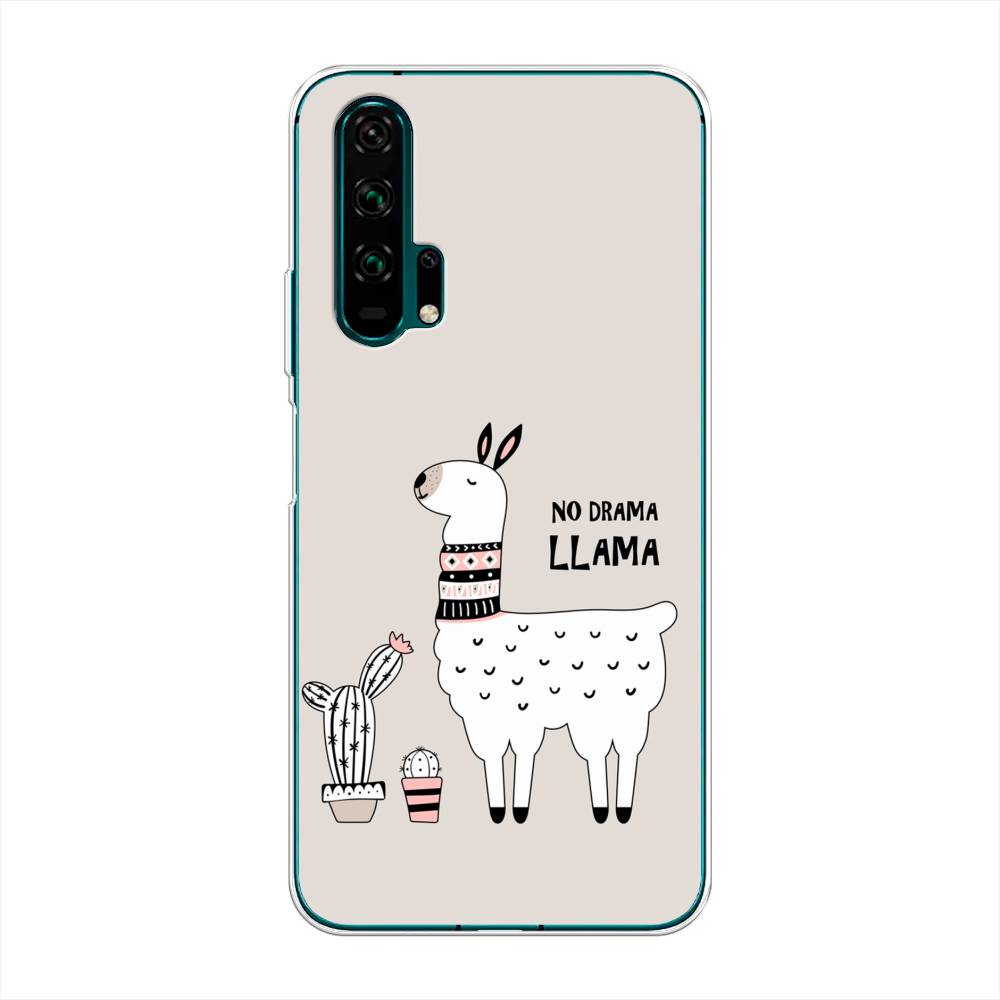 

Чехол Awog на Honor 20 Pro "No drama LLama", Разноцветный, 69350-2