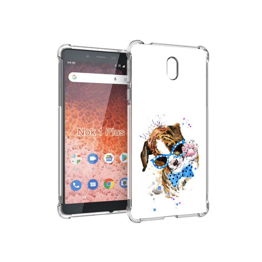 

Чехол MyPads Tocco для Nokia 1 Plus лапочка (PT129147.112.434), Прозрачный, Tocco