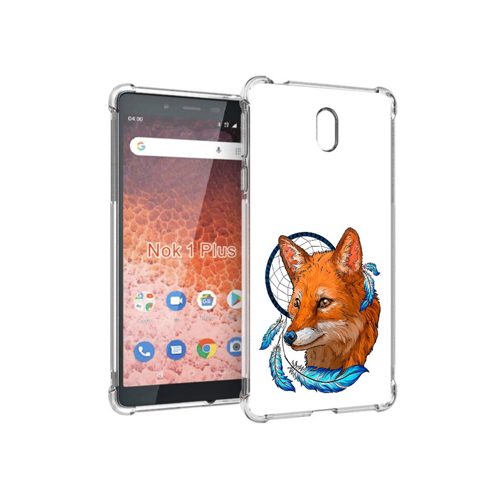 

Чехол MyPads Tocco для Nokia 1 Plus лиса и ловец снов (PT129147.112.438), Прозрачный, Tocco