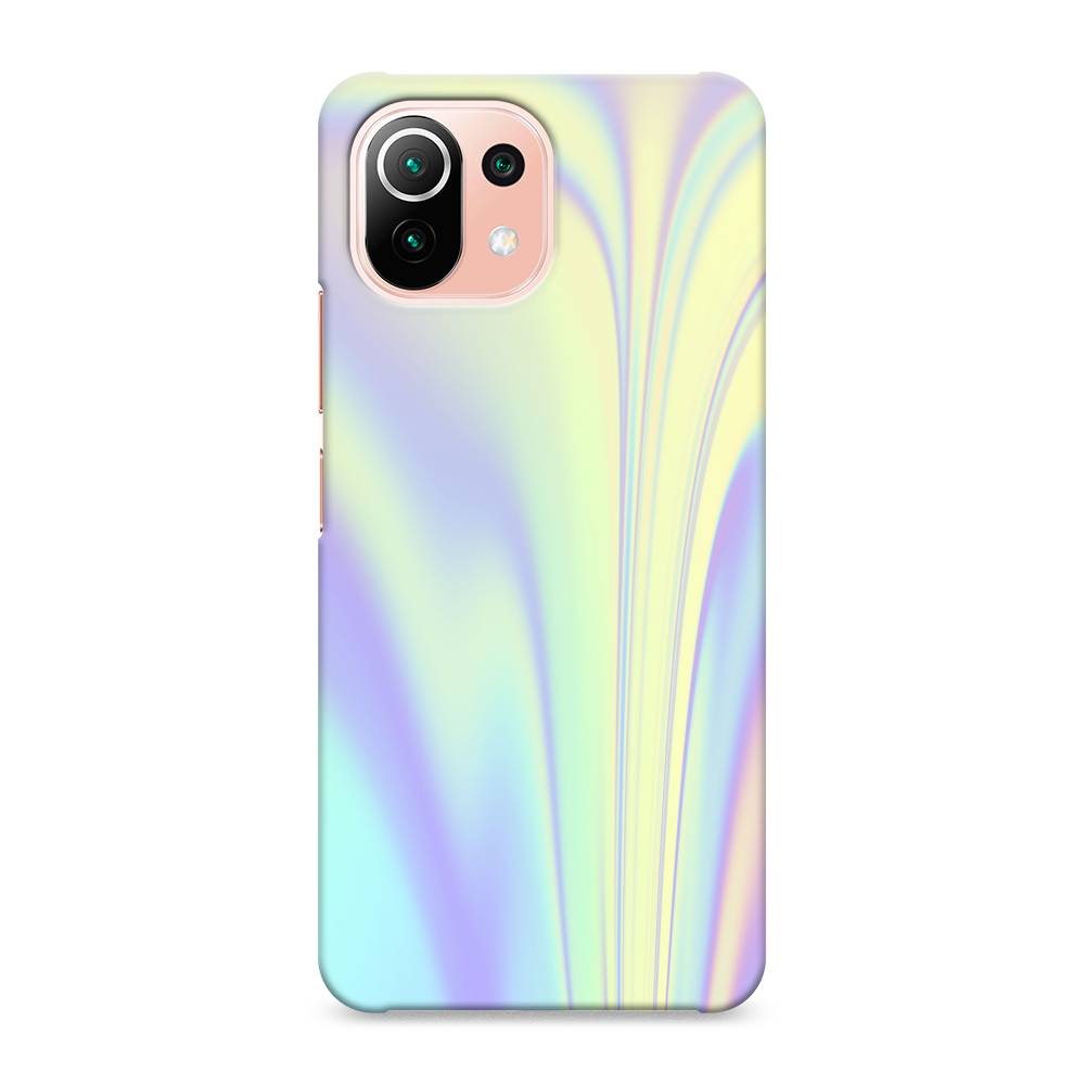

Пластиковый чехол "Фиолетовая голограмма" на Xiaomi Mi 11 Lite