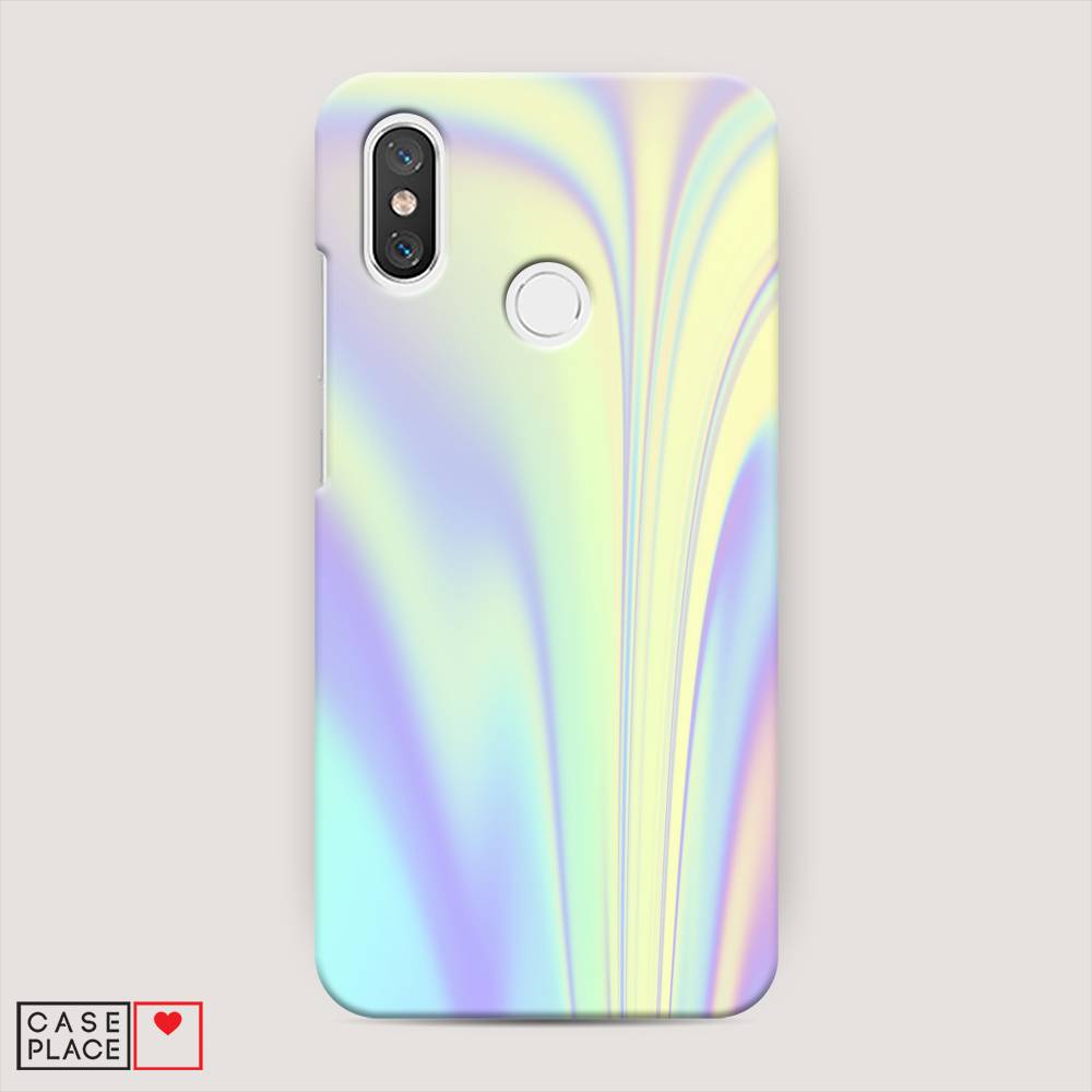 

Пластиковый чехол "Фиолетовая голограмма" на Xiaomi Mi 8