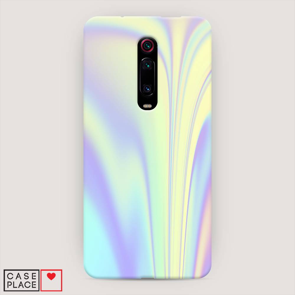 фото Пластиковый чехол "фиолетовая голограмма" на xiaomi mi 9t awog