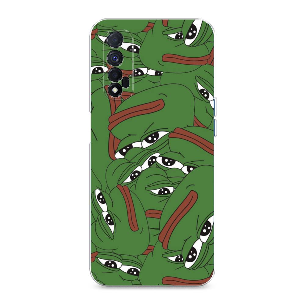 

Чехол Awog на Realme Narzo 30 4G "Печальный frog", Разноцветный, 257650-9