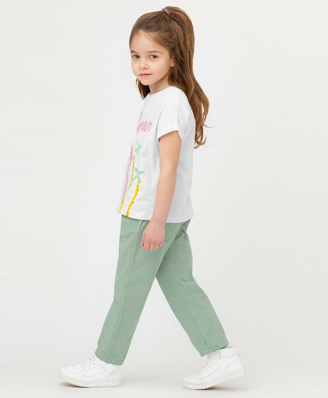 

Брюки детские Button Blue 123BBGMC63014800, цвет зеленый, размер 122, 123BBGMC63014800