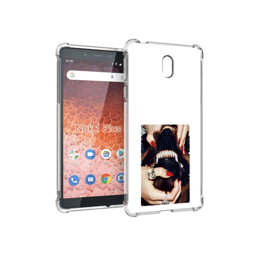

Чехол MyPads Tocco для Nokia 1 Plus маникюр (PT129147.112.457), Прозрачный, Tocco