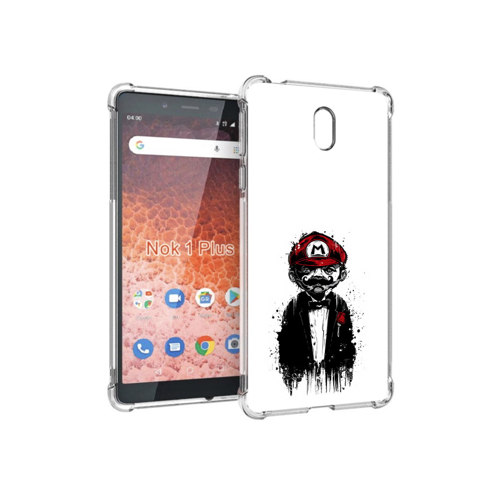 

Чехол MyPads Tocco для Nokia 1 Plus марио (PT129147.112.458), Прозрачный, Tocco