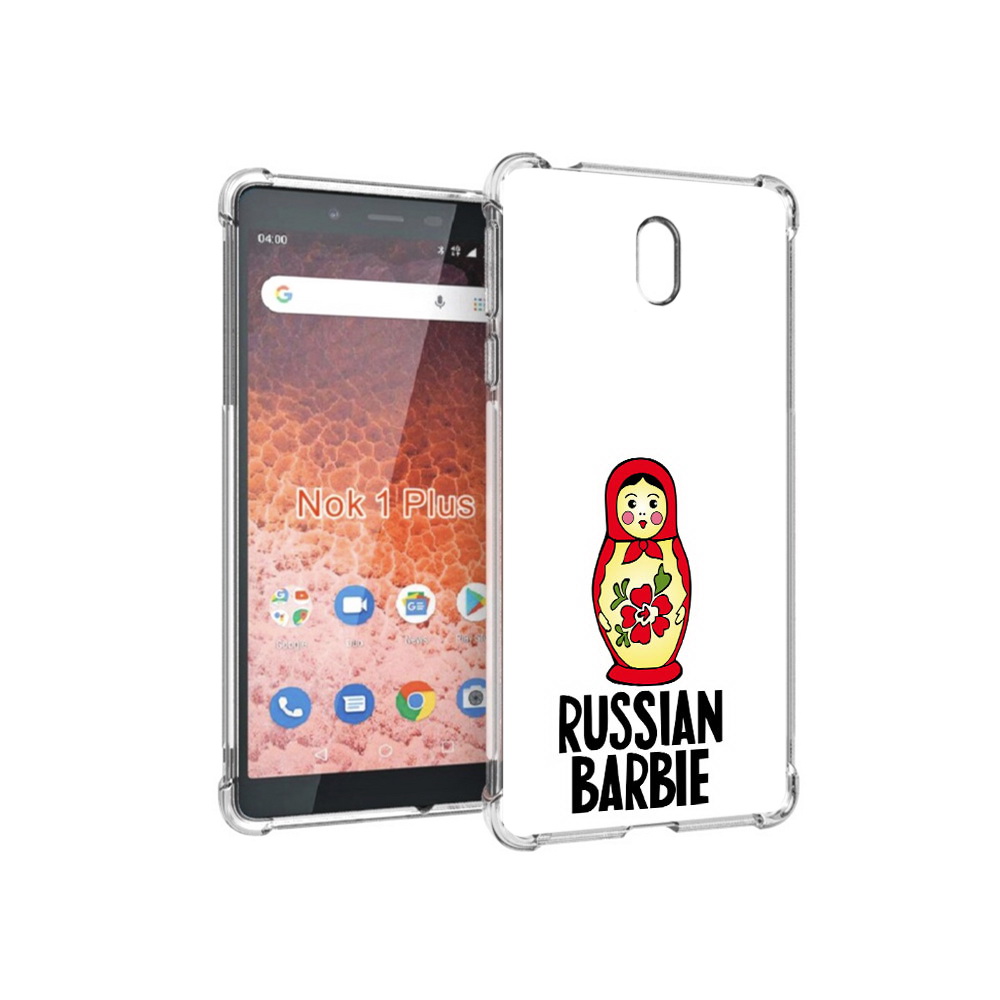 

Чехол MyPads Tocco для Nokia 1 Plus матрешка (PT129147.112.459), Прозрачный, Tocco
