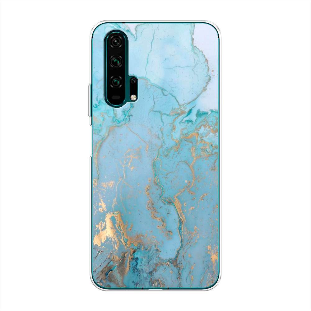 

Чехол Awog на Honor 20 Pro "Голубой мрамор рисунок", Разноцветный, 69350-3