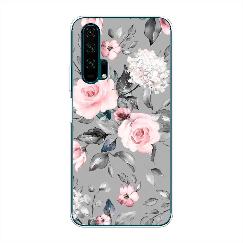

Чехол Awog "Розы на сером" для Honor 20 Pro, 69350-8