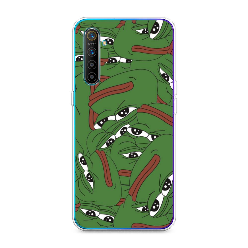 

Чехол Awog на Realme XT "Печальный frog", Разноцветный, 251450-9