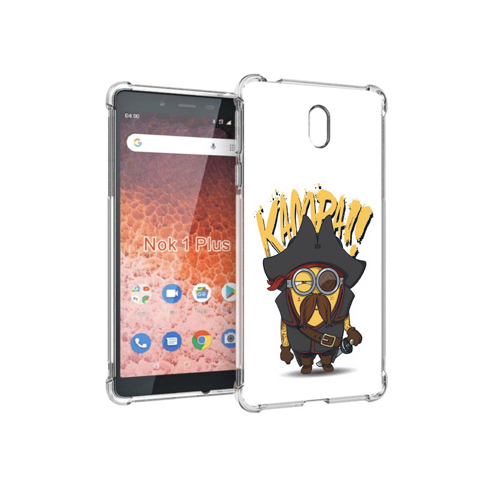 

Чехол MyPads Tocco для Nokia 1 Plus миньон пират (PT129147.112.476), Прозрачный, Tocco