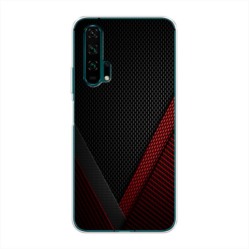 

Чехол Awog на Honor 20 Pro "Красный карбон", Разноцветный, 69350-3