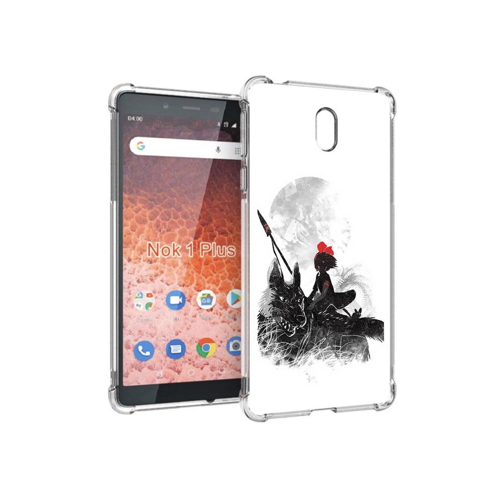 

Чехол MyPads Tocco для Nokia 1 Plus мононоке (PT129147.112.481), Прозрачный, Tocco