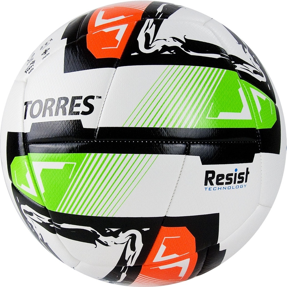 

Мяч футбольный Torres Resist, размер  (S0000149098, Разноцветный, Resist, размер 5