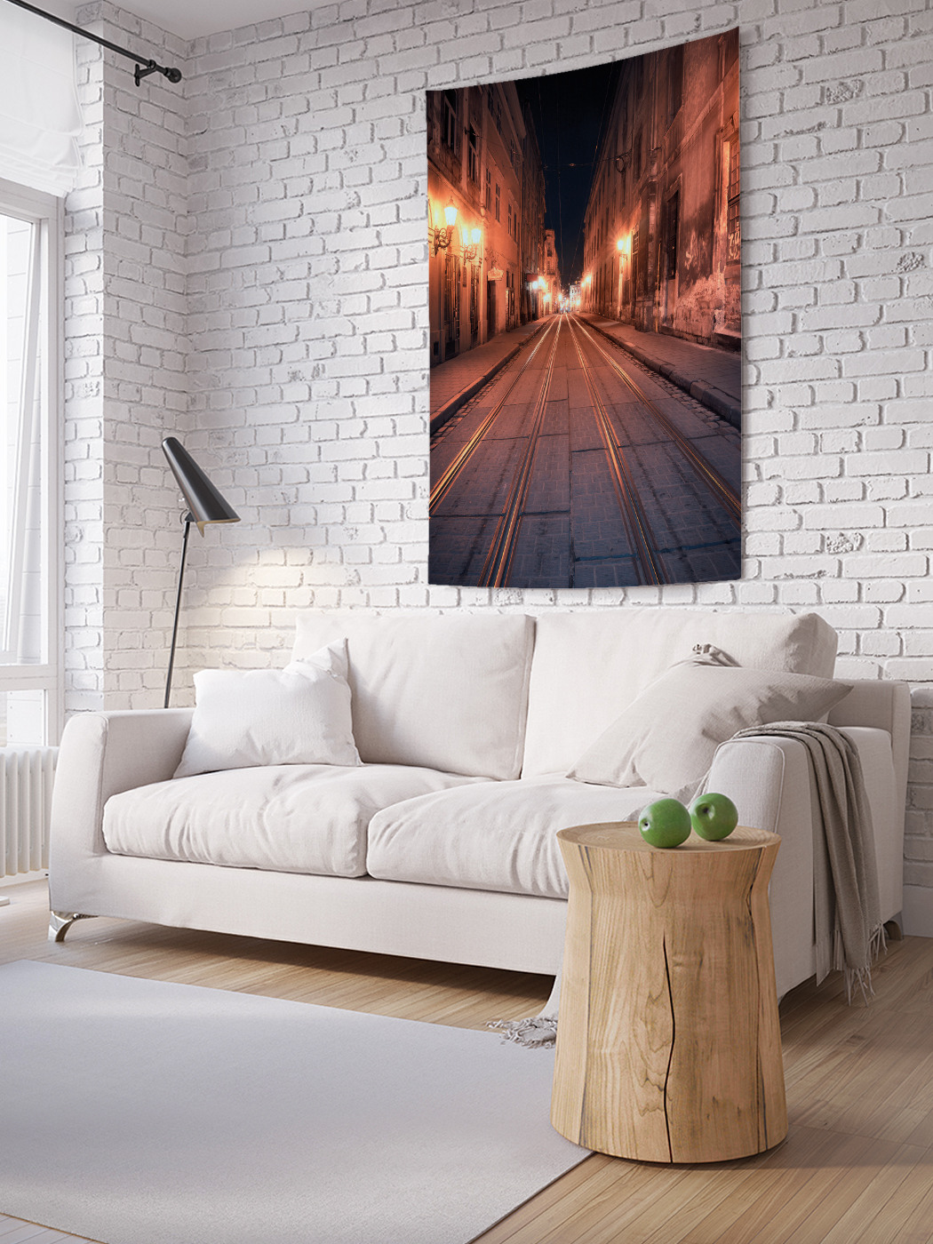 

Вертикальное фотопанно на стену JoyArty Ночной Львов 150x200 см, Ночной Львов