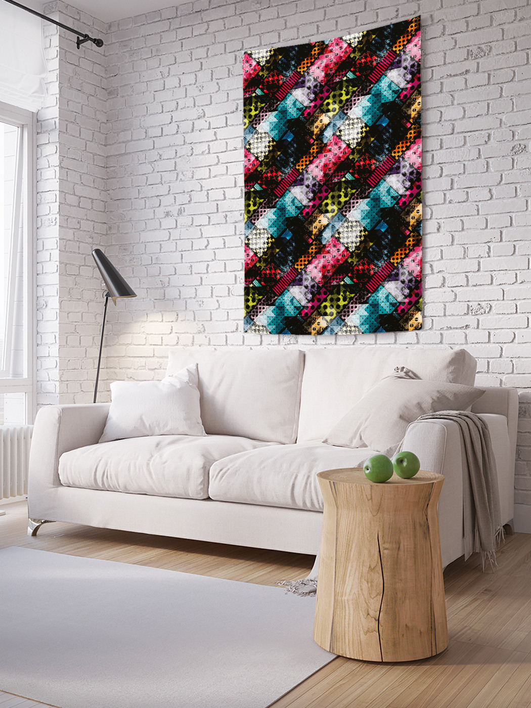 

Вертикальное фотопанно на стену JoyArty Абстрактный пэчворк 150x200 см, Абстрактный пэчворк