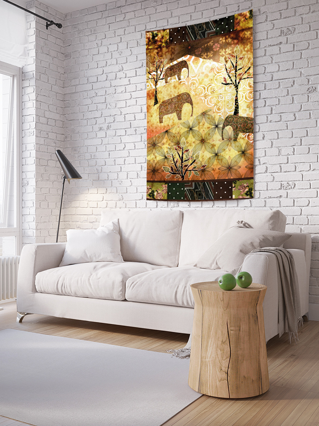 

Вертикальное фотопанно на стену JoyArty Жизнь в Африке 150x200 см, Жизнь в Африке