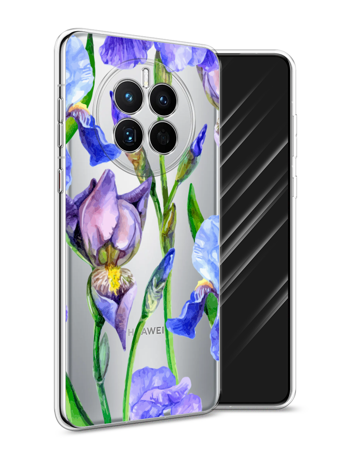 

Чехол Awog на Huawei Mate 50 "Синие ирисы", Фиолетовый;голубой;зеленый, 6109850-8