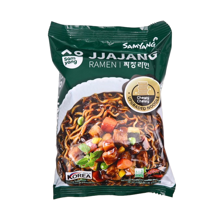 

Лапша ХОТ ЧИКЕН РАМЕН ЧАДЖАНГ со вкусом курицы в бобовом соусе, 80 г