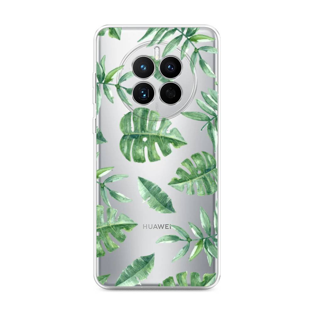 

Чехол Awog на Huawei Mate 50 "Нарисованные пальмовые листья", Зеленый, 6109850-4