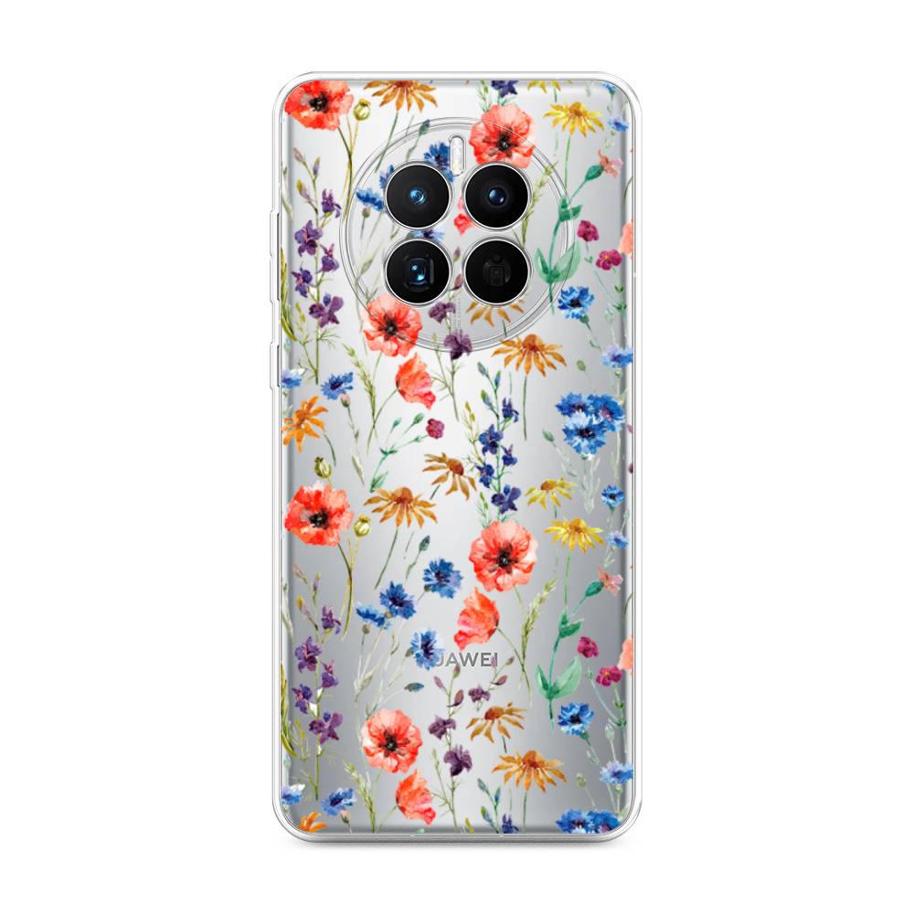 

Чехол Awog для Huawei Mate 50 "Маки и васильки фон", 6109850-8