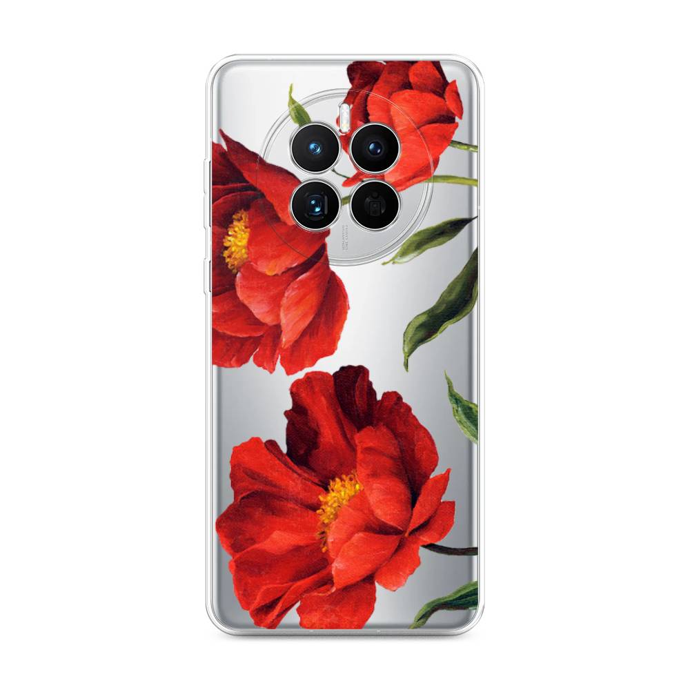 

Чехол Awog на Huawei Mate 50 "Красные маки", Красный, 6109850-8