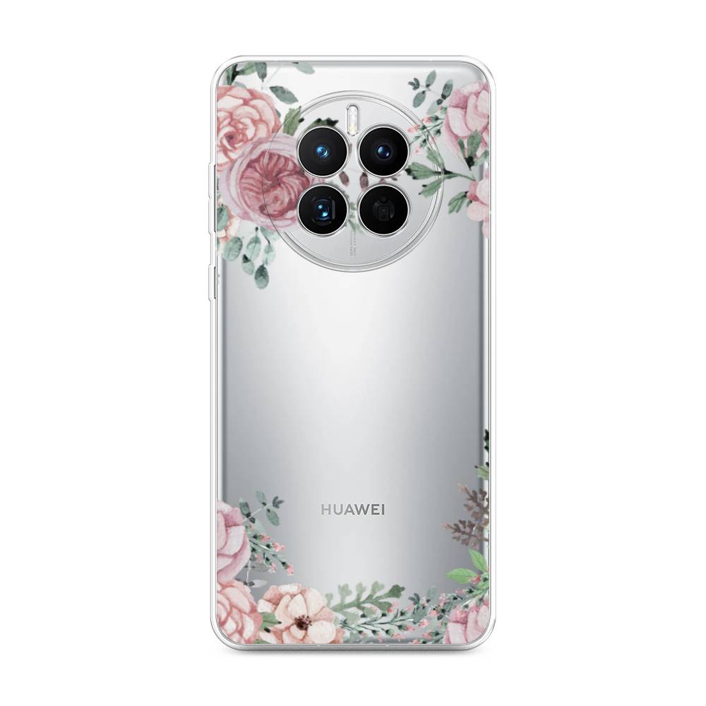 

Чехол Awog на Huawei Mate 50 "Нежные розы акварель", Прозрачный;розовый;зеленый, 6109850-8