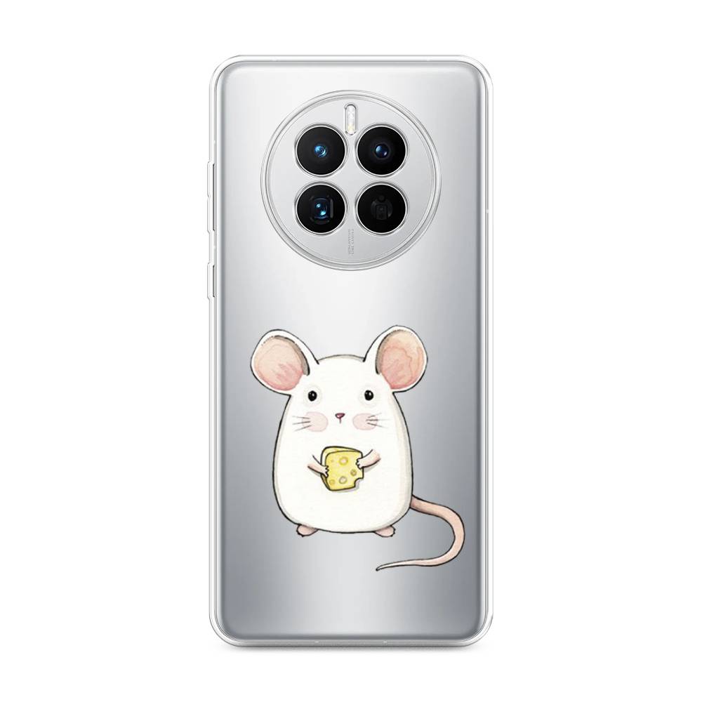 

Чехол Awog на Huawei Mate 50 "Мышка", Белый, 6109850-1