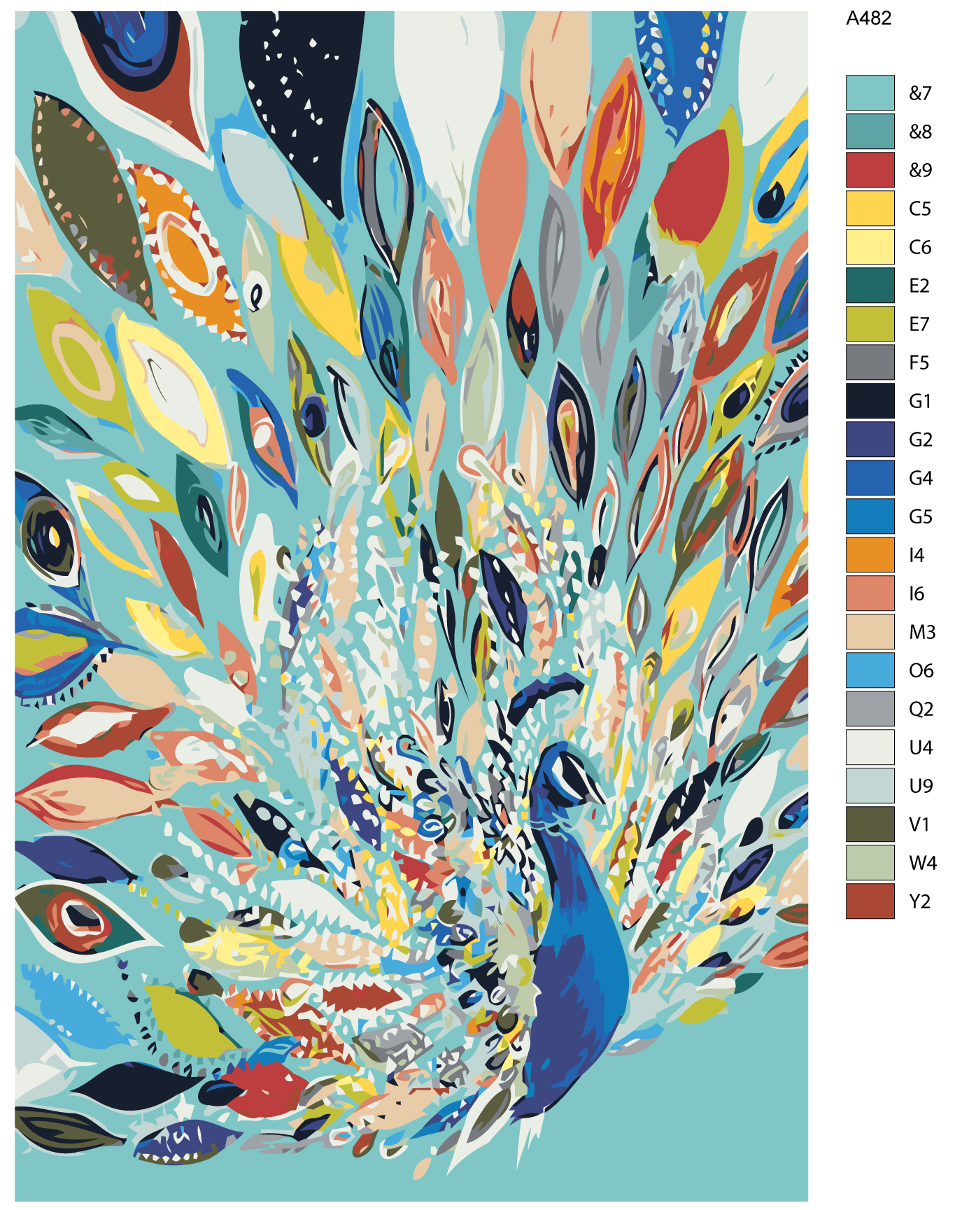

Картина по номерам, Живопись по номерам, 60 x 90, A482, A482