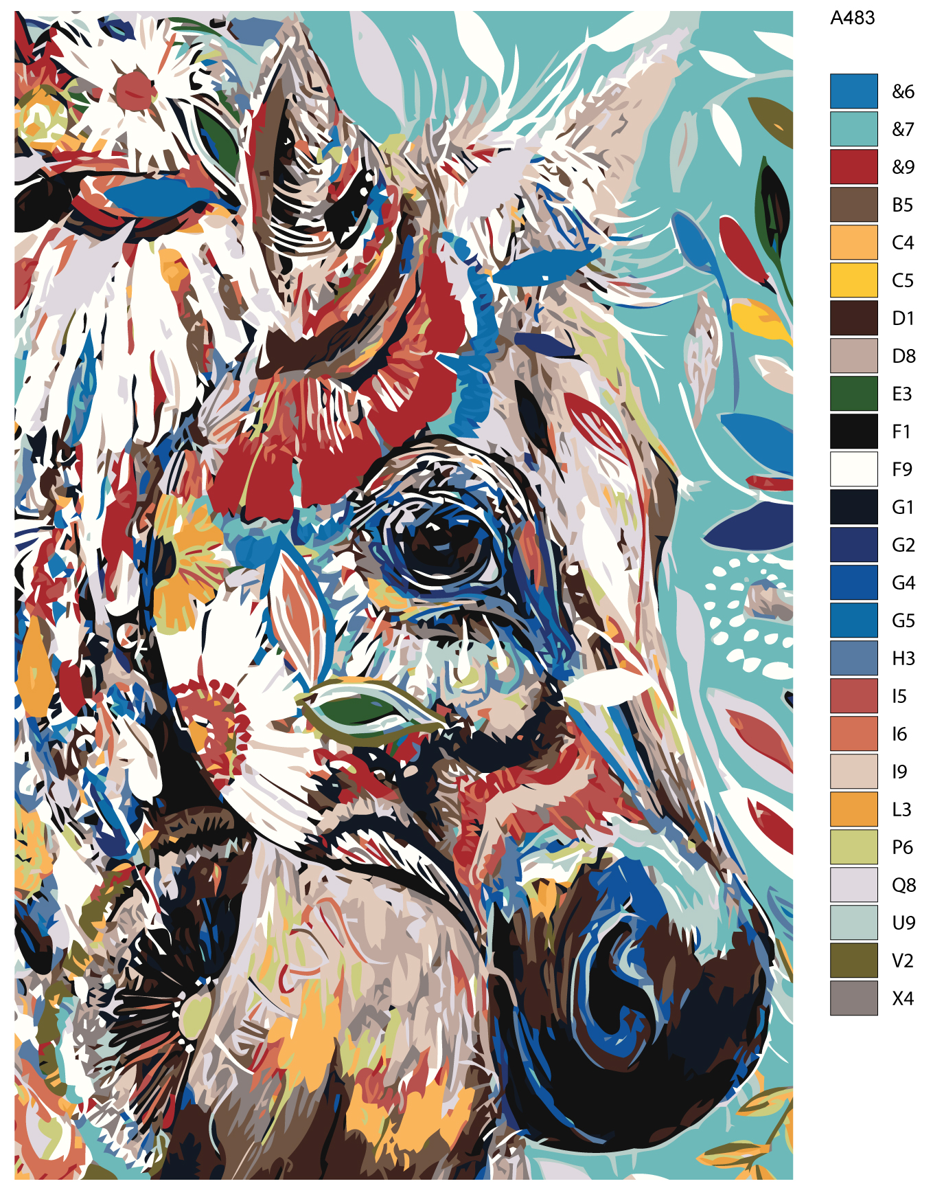 

Картина по номерам, Живопись по номерам, 60 x 90, A483, A483