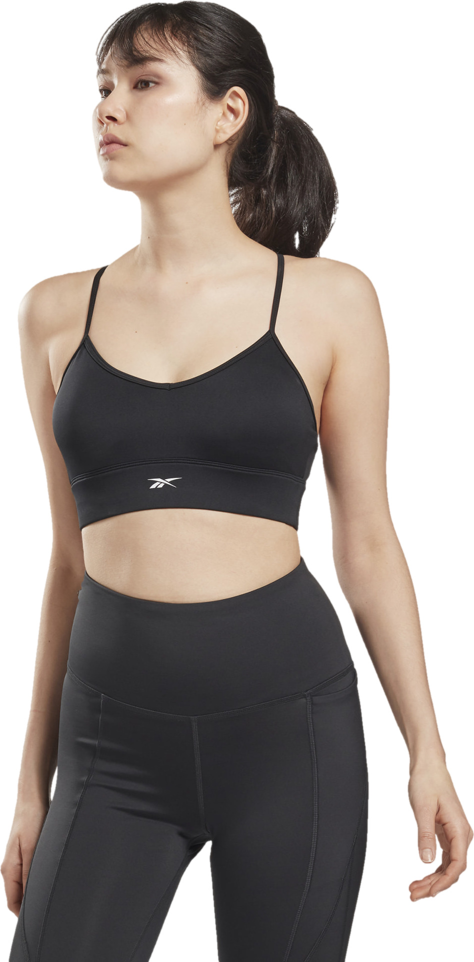 

Топ женский Reebok Wor Tri Back Bra- Pad черный 38 RU, Wor Tri Back Bra- Pad