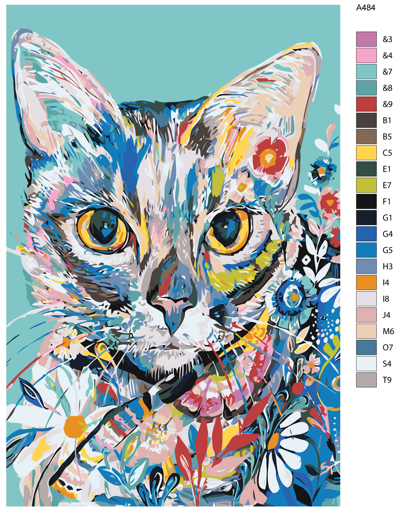 

Картина по номерам, Живопись по номерам, 60 x 90, A484, A484