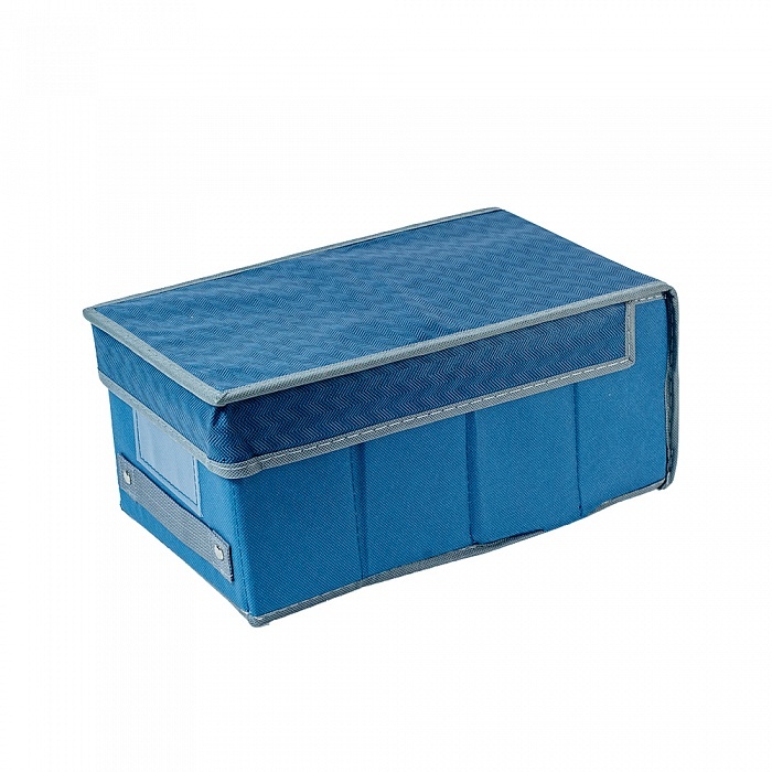 

Короб для хранения с крышкой синий, 18*33*15 см, HM34856-19