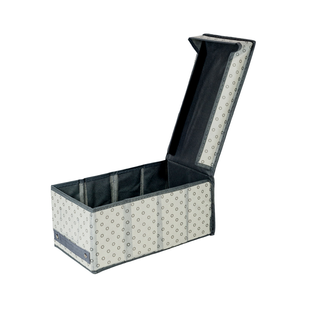 

Короб для хранения с крышкой молочный "Points", 18*33*15см, HM34856-DZ4