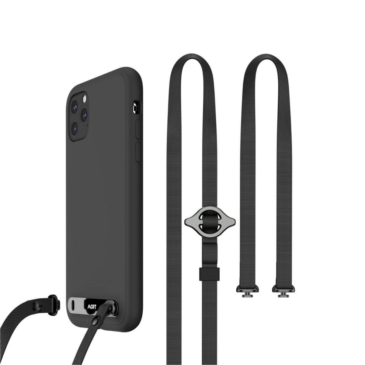 Чехол MOFT SLING для iPhone 11 Pro-Black с ремешком