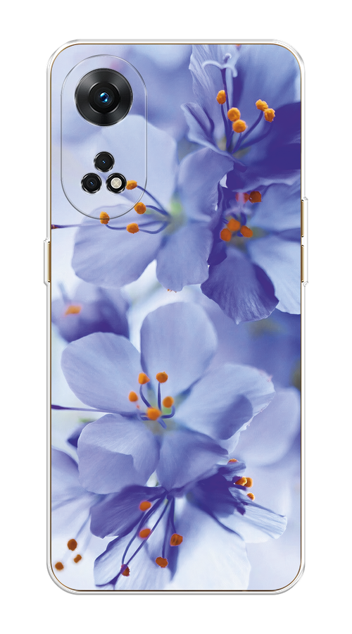 

Чехол на OPPO Reno 8T 4G "Фиолетовые цветки", Фиолетовый;синий, 2513250-1