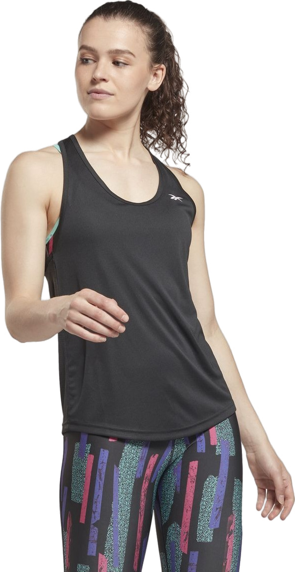 

Майка женская Reebok Wor Us Mesh Tank черная 46-48 RU, Черный, Wor Us Mesh Tank
